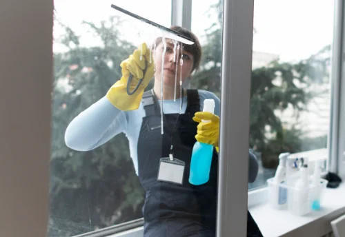 Nettoyage de vitres intérieures et extérieures à Bazaiges